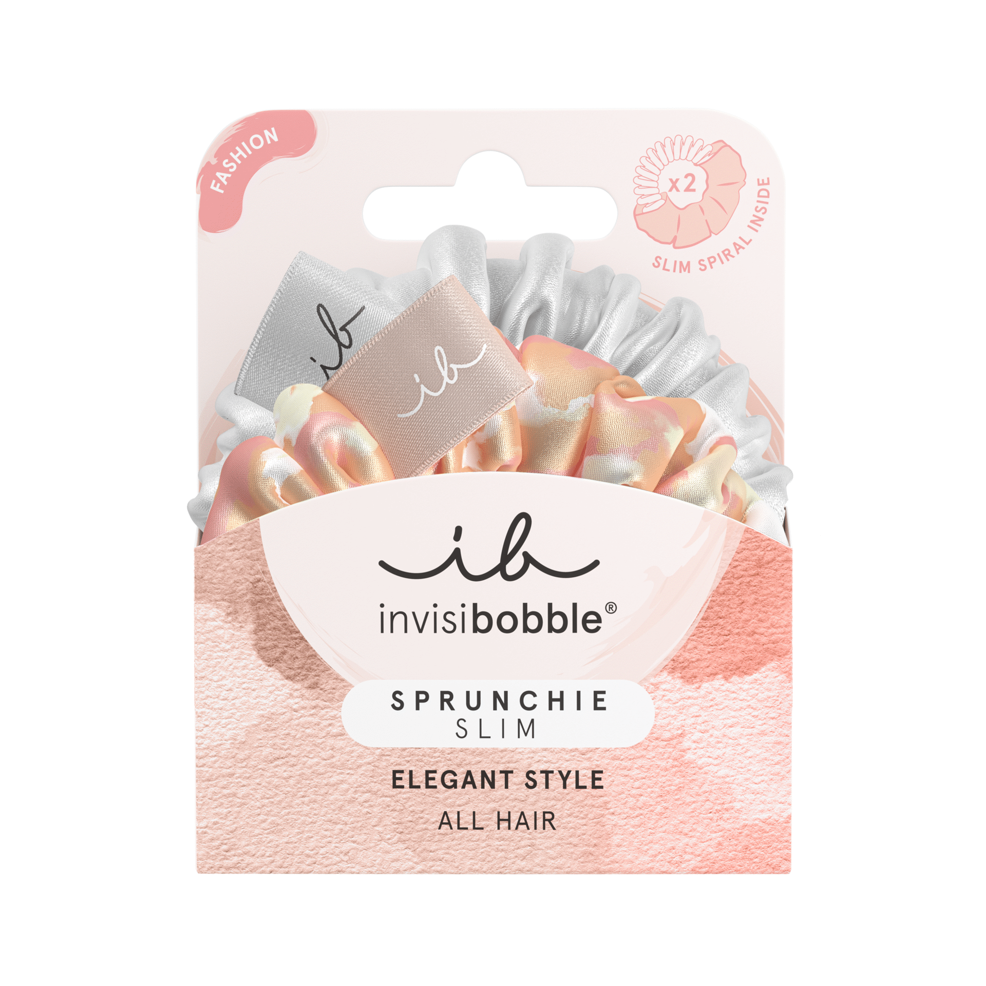 Elástico de Cabelo Sprunchie Slim Bella Chrome Invisibobble