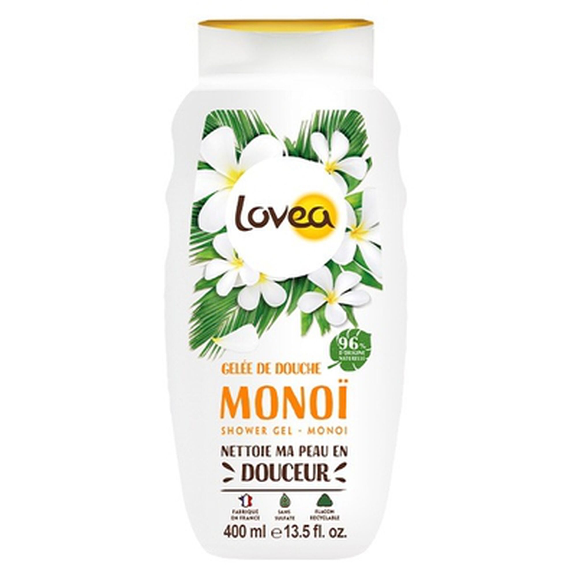 Gel de Banho Suave Textura Fresca Monoi