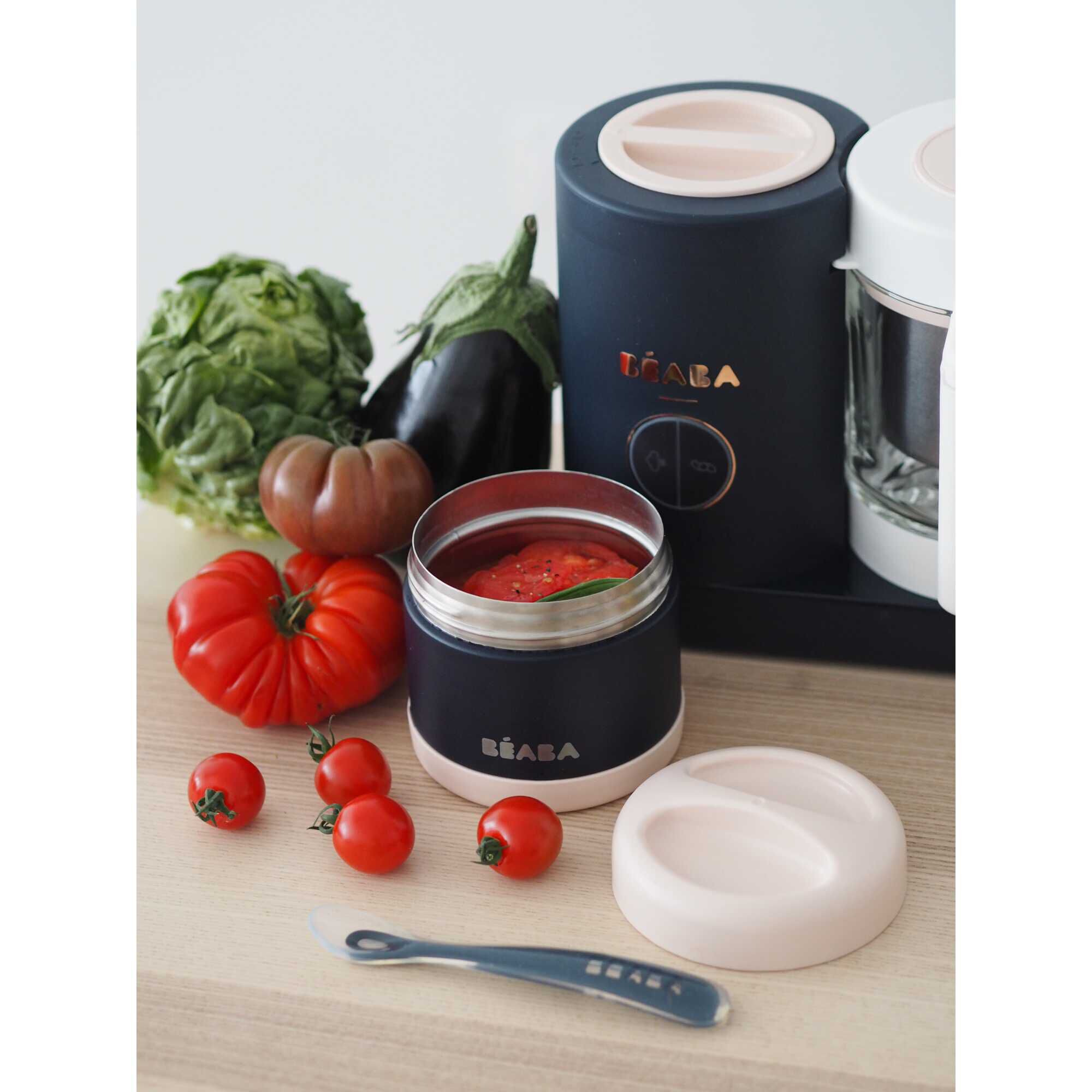 Thermo-Portion Stainless Steel Night Blue