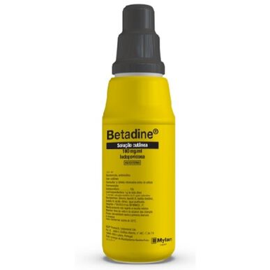 Betadine Solução Cutânea Bactericida 125 ml Wells