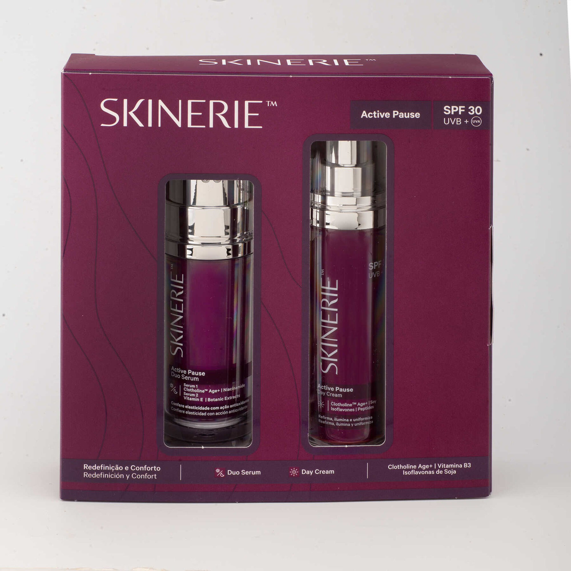 Pack Active Pause Serum e Active Cream SPF 30