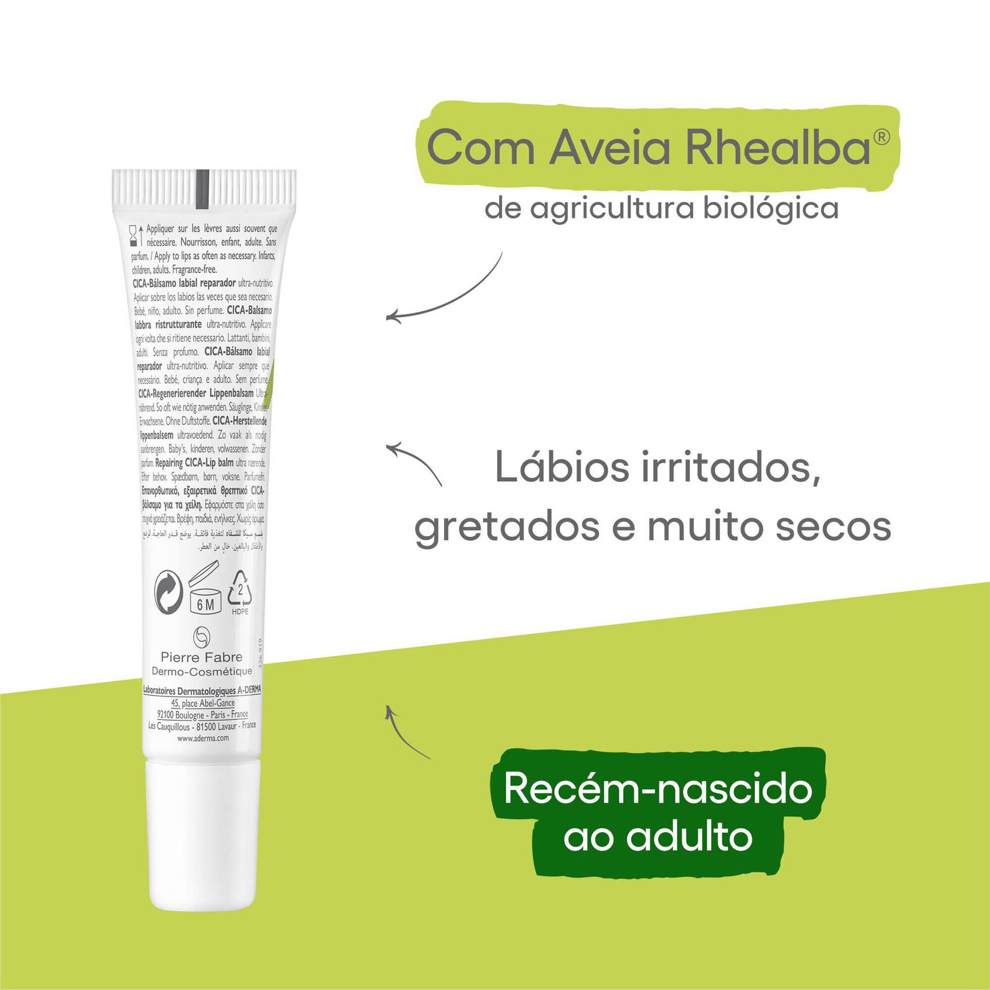 Dermalibour+ Repairing CICA-Lip Balm