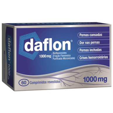 Daflon Comprimidos 1000mg 60 unidades Wells