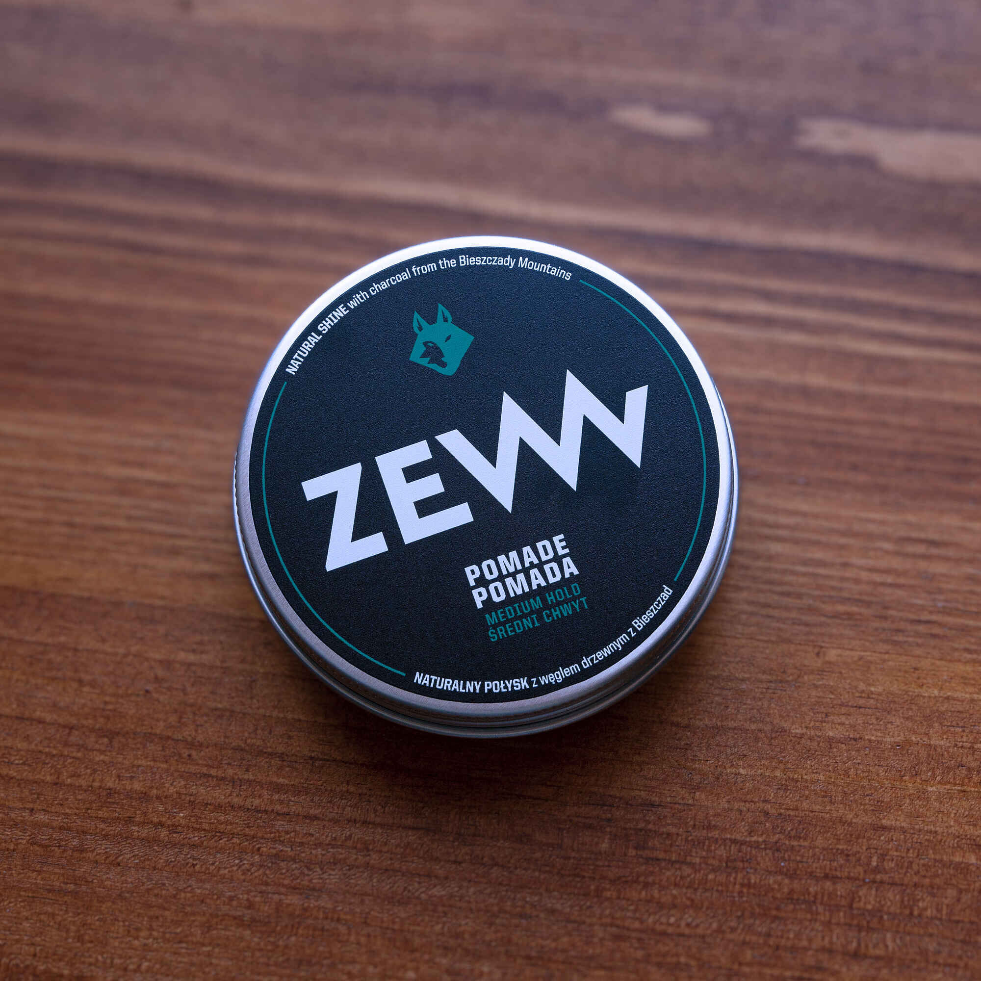 Cera Cabelo Fixação Média Charcoal Hair Pomade