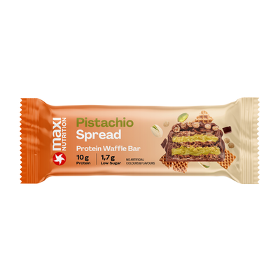 Pistachio Spread Protein Waffle Bar Pistachio Spread Protein Waffle Bar