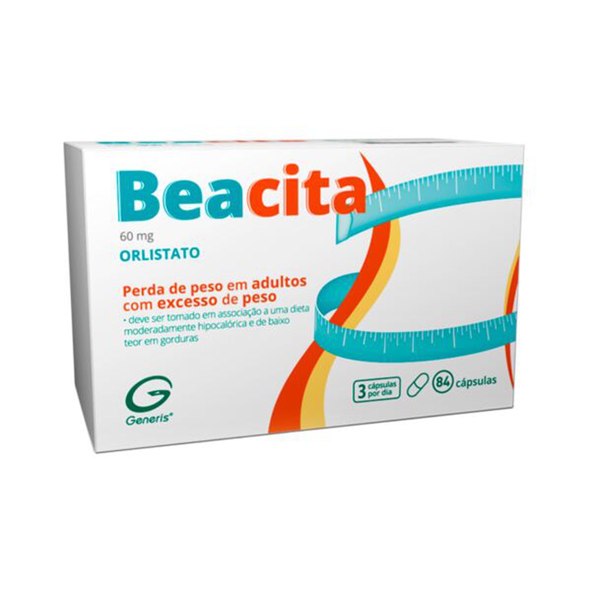 Beacita Orlistato Cápsulas Perda de Peso