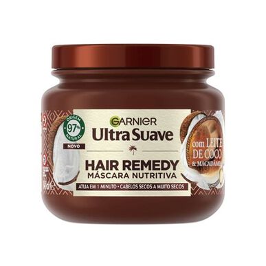 Ultra Suave Hair Remedy Máscara Leite de Coco Wells Image 1