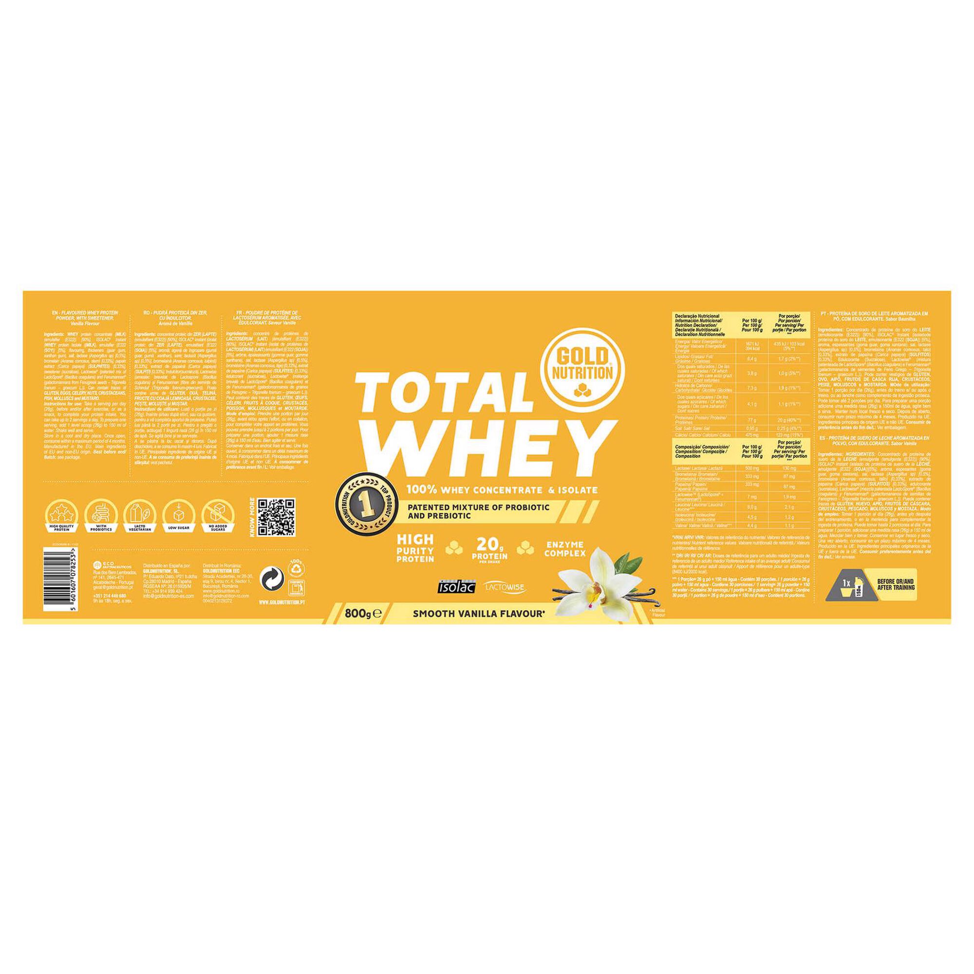 Proteína em Pó Sabor a Baunilha