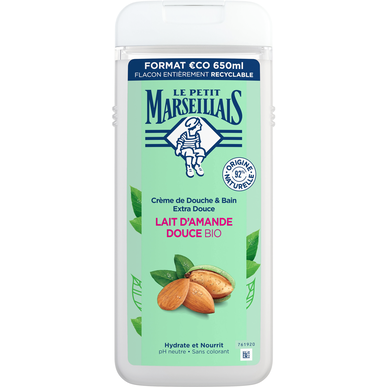 Gel Duche Leite Amêndoas Doces Bio Wells