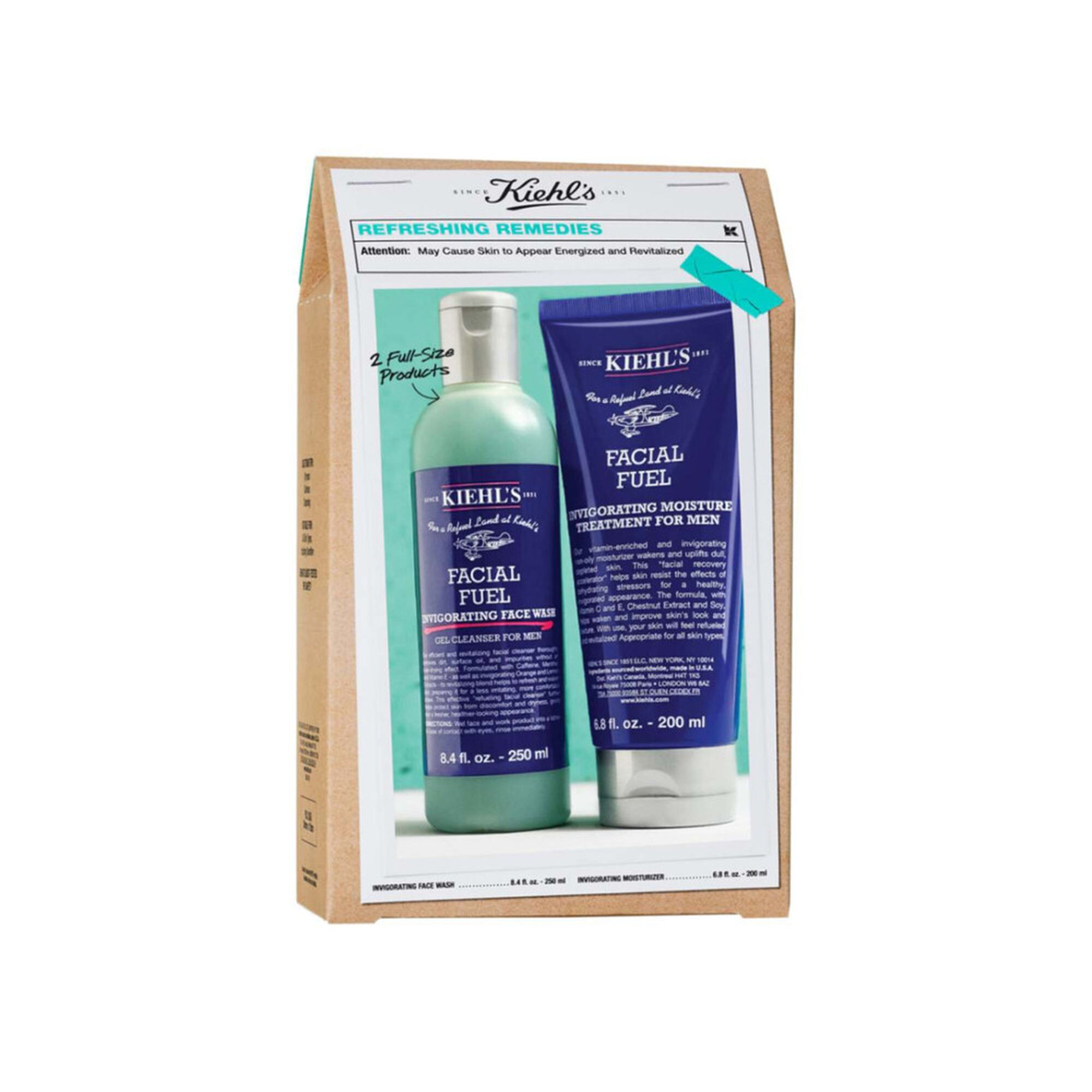 Pack Facial Fuel Face Wash e Moisturizer