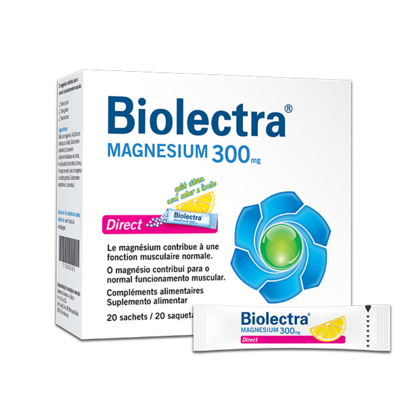 Biolectra Magnesium 300 mg Direct 20 saquetas