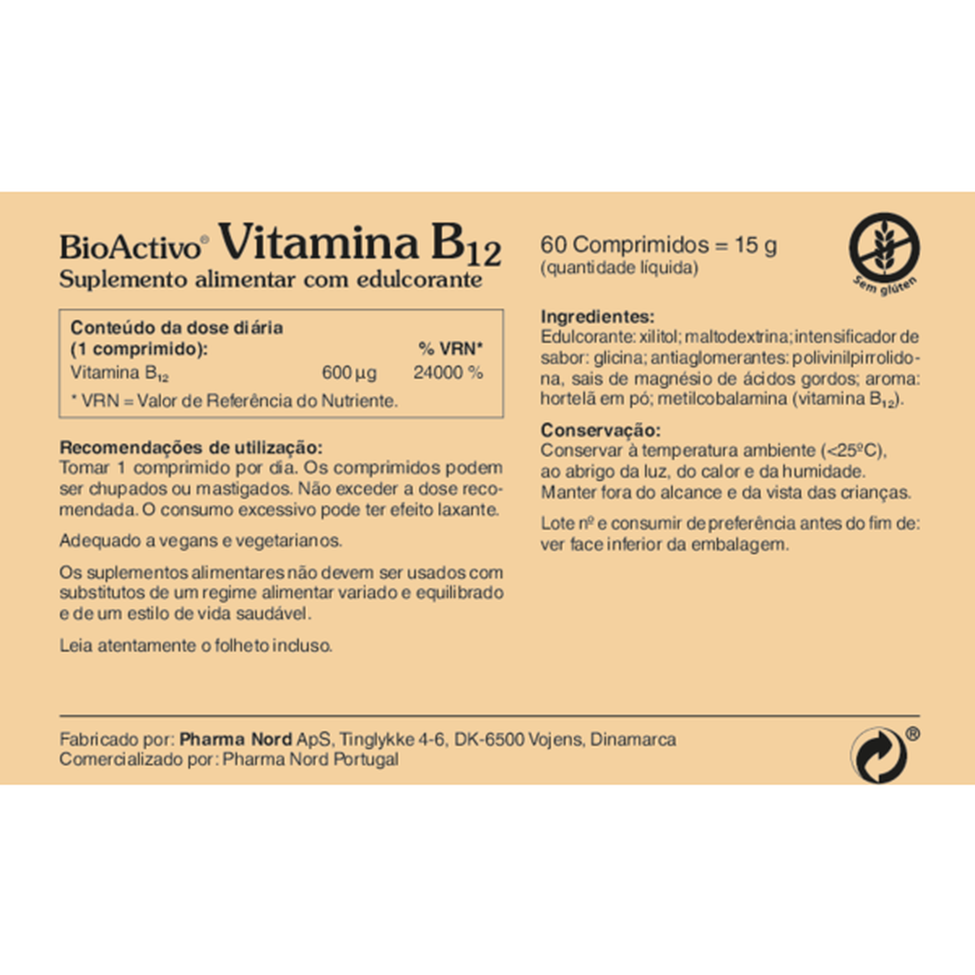 Suplemento Sistema Nervoso Vitamina B12