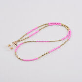 Cordão Missangas Pink Gold Wells