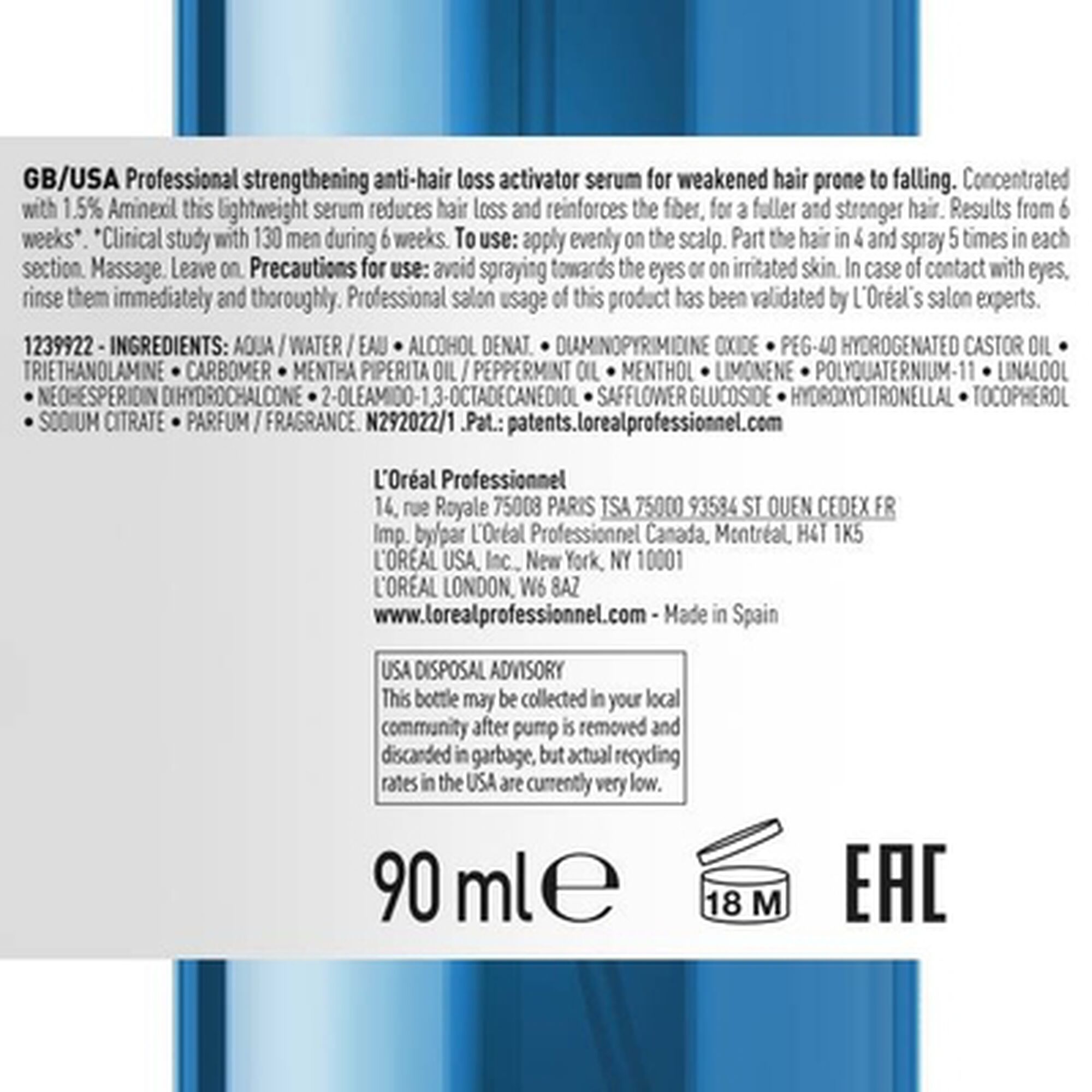 Serie Expert Aminexil Advanced Sérum