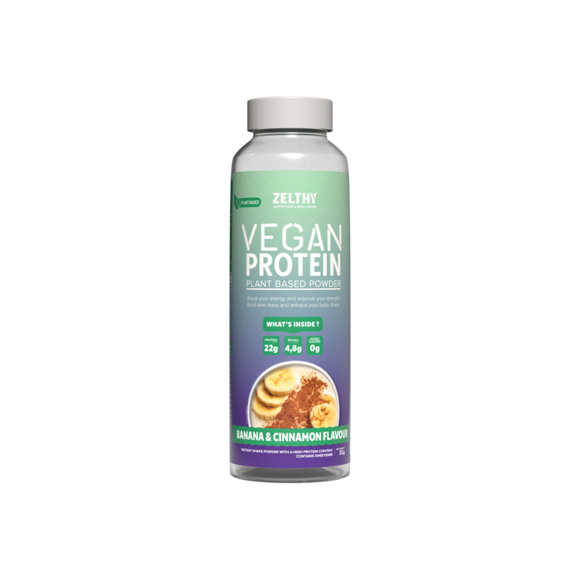 Vegan Protein Banana & Cinnamon Flavor