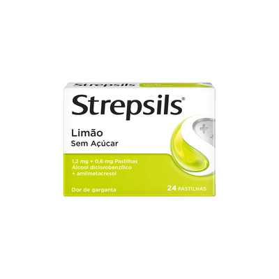 Strepsils Limão Sem Açúcar