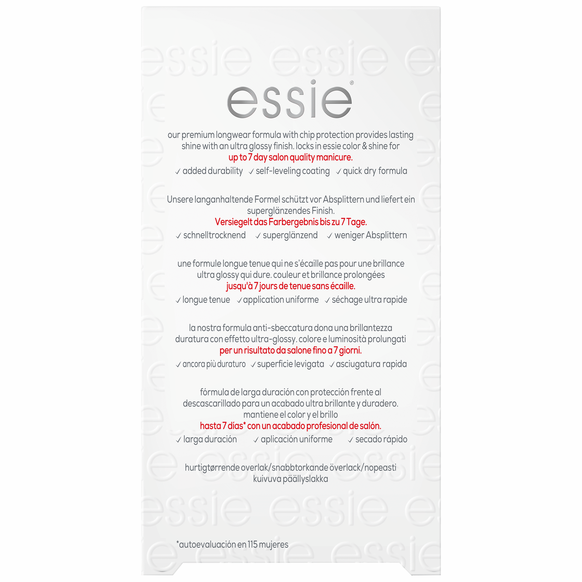 Verniz de Unhas Top Coat Stay Longer