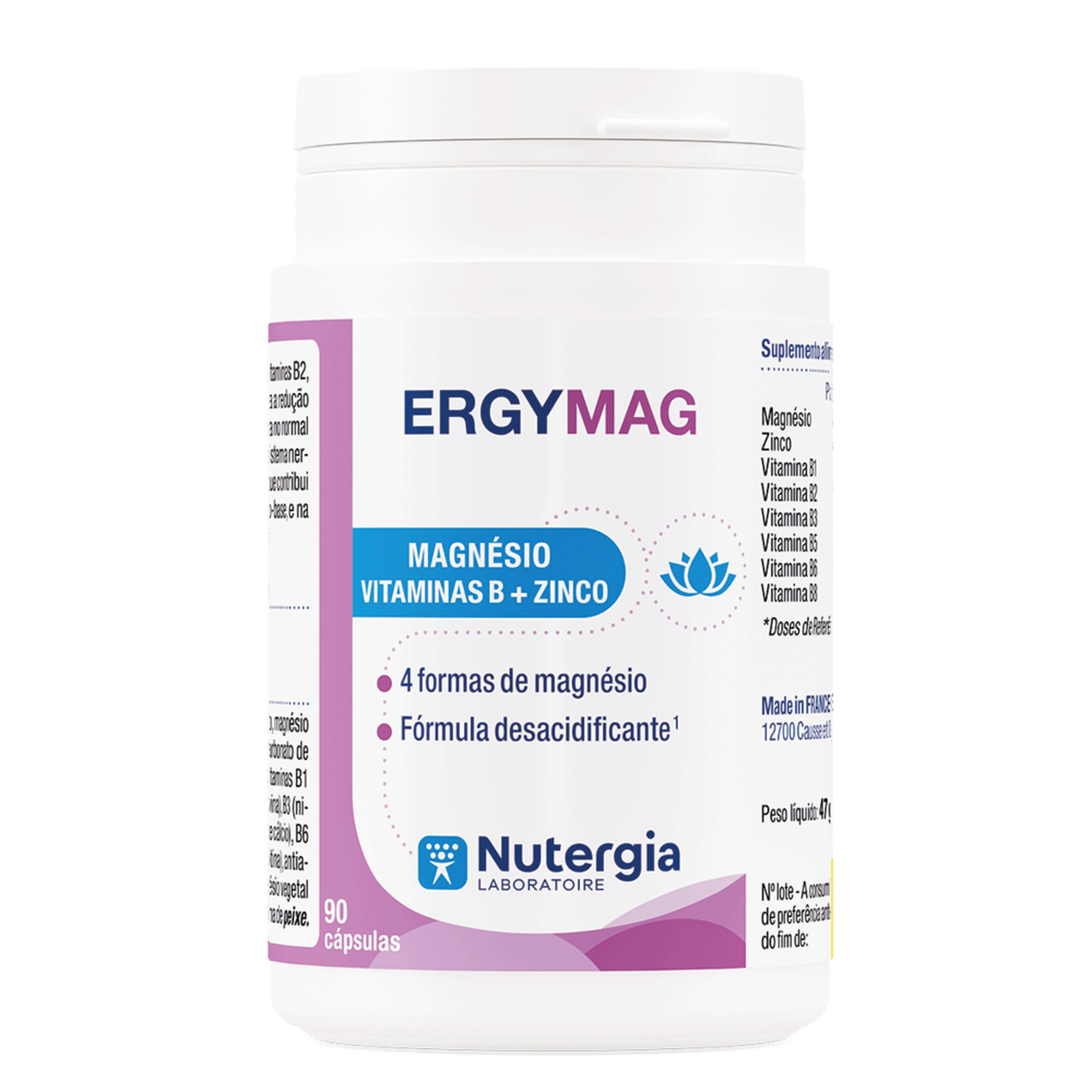 Ergymag Magnésio Fórmula Desacidificante