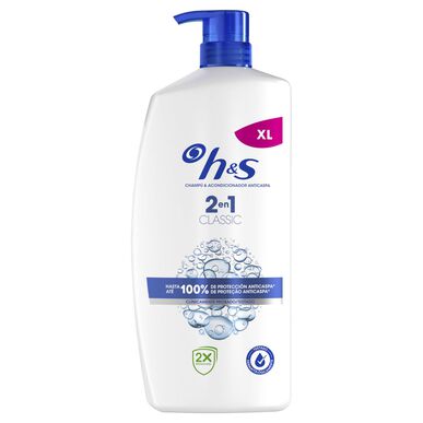 Champú Acondicionador Anticaspa 2en1 Classic 800 ml Wells