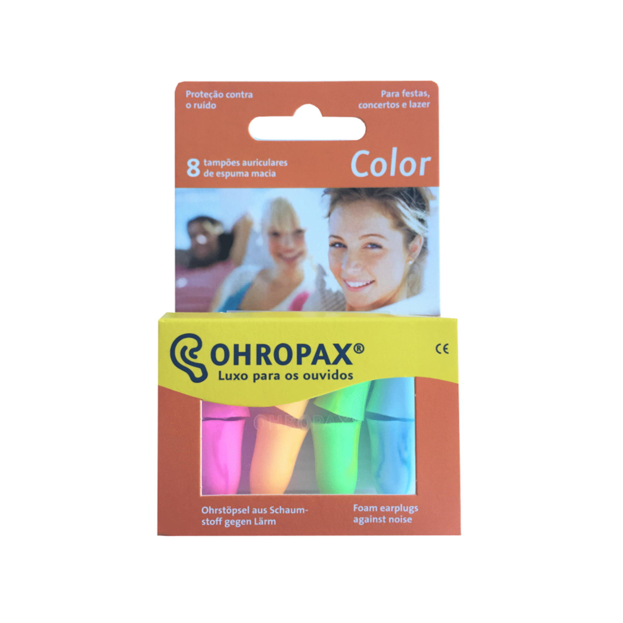 Tampões Ouvidos Espuma Color