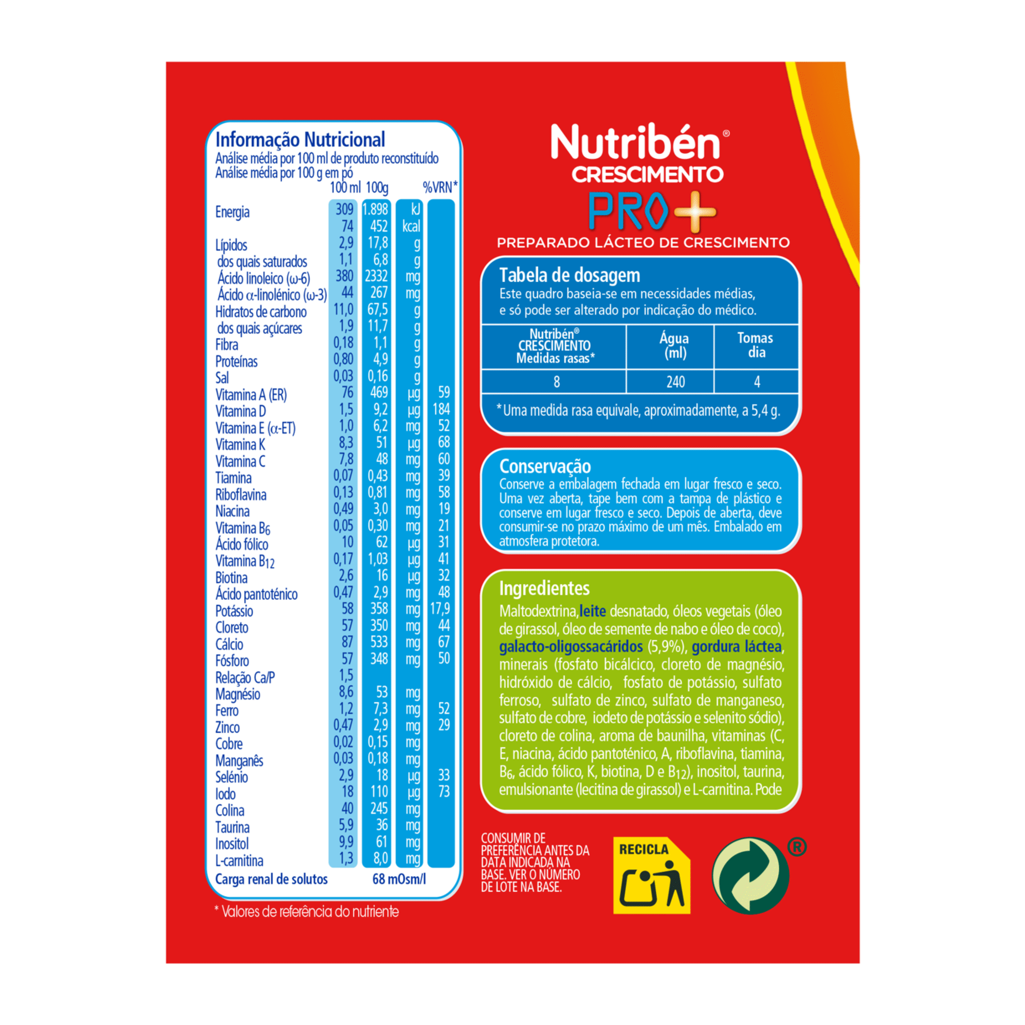 Leite Crescimento Pro+