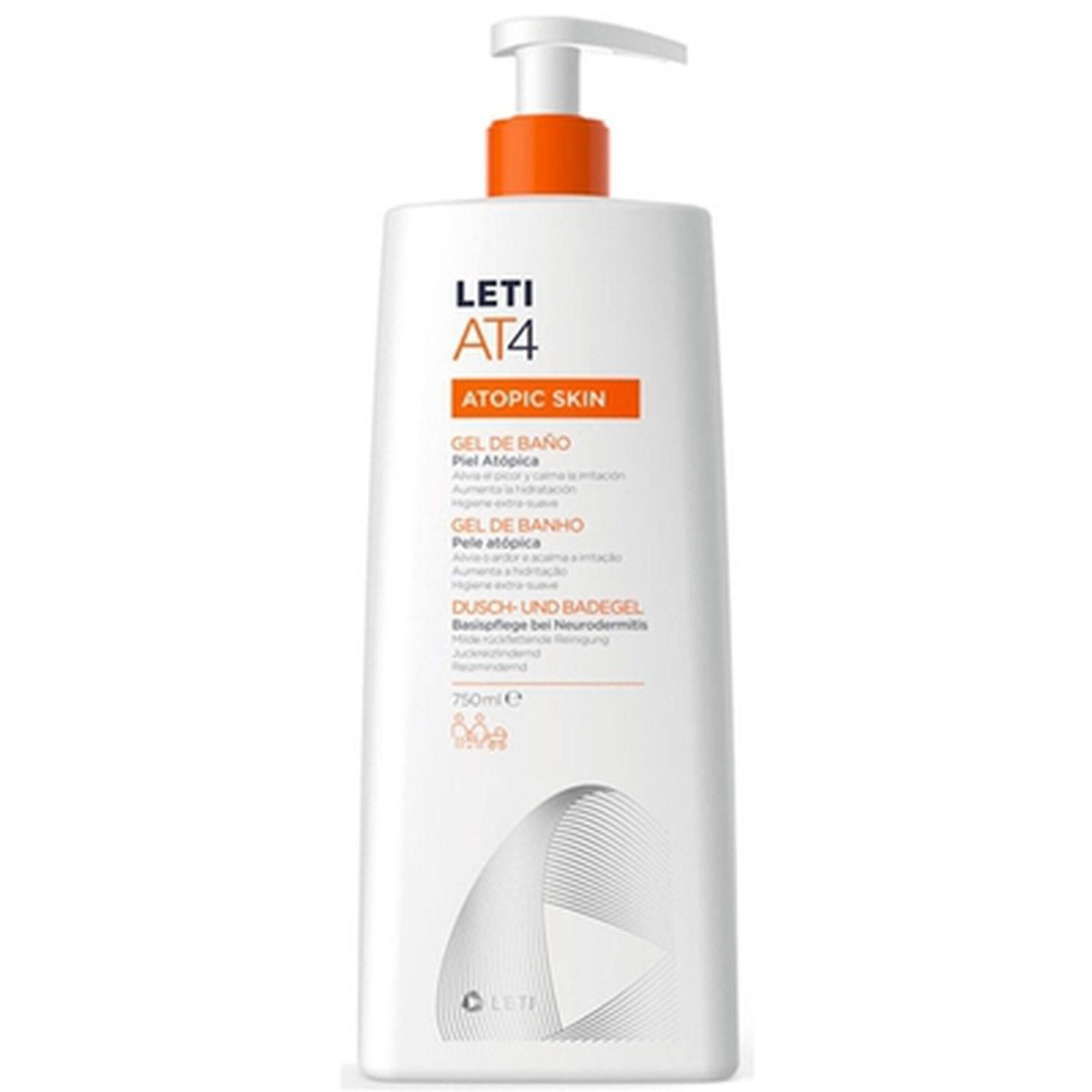 Gel de Banho Hidratante Pele Atópica AT4