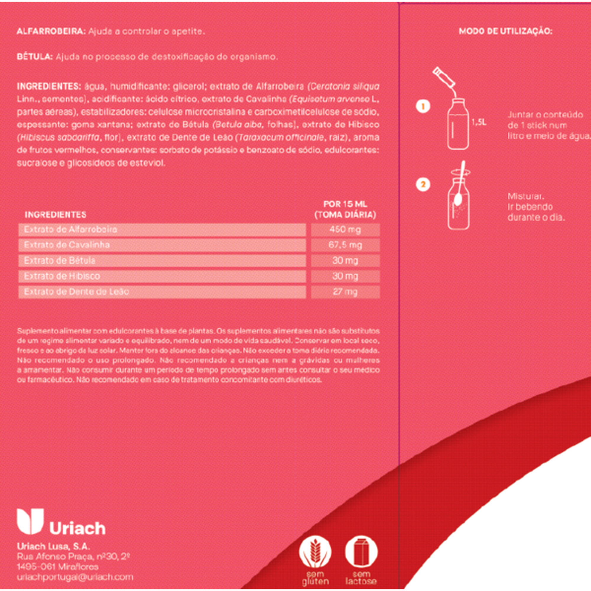 Suplemento Controlo do Apetite Sacia