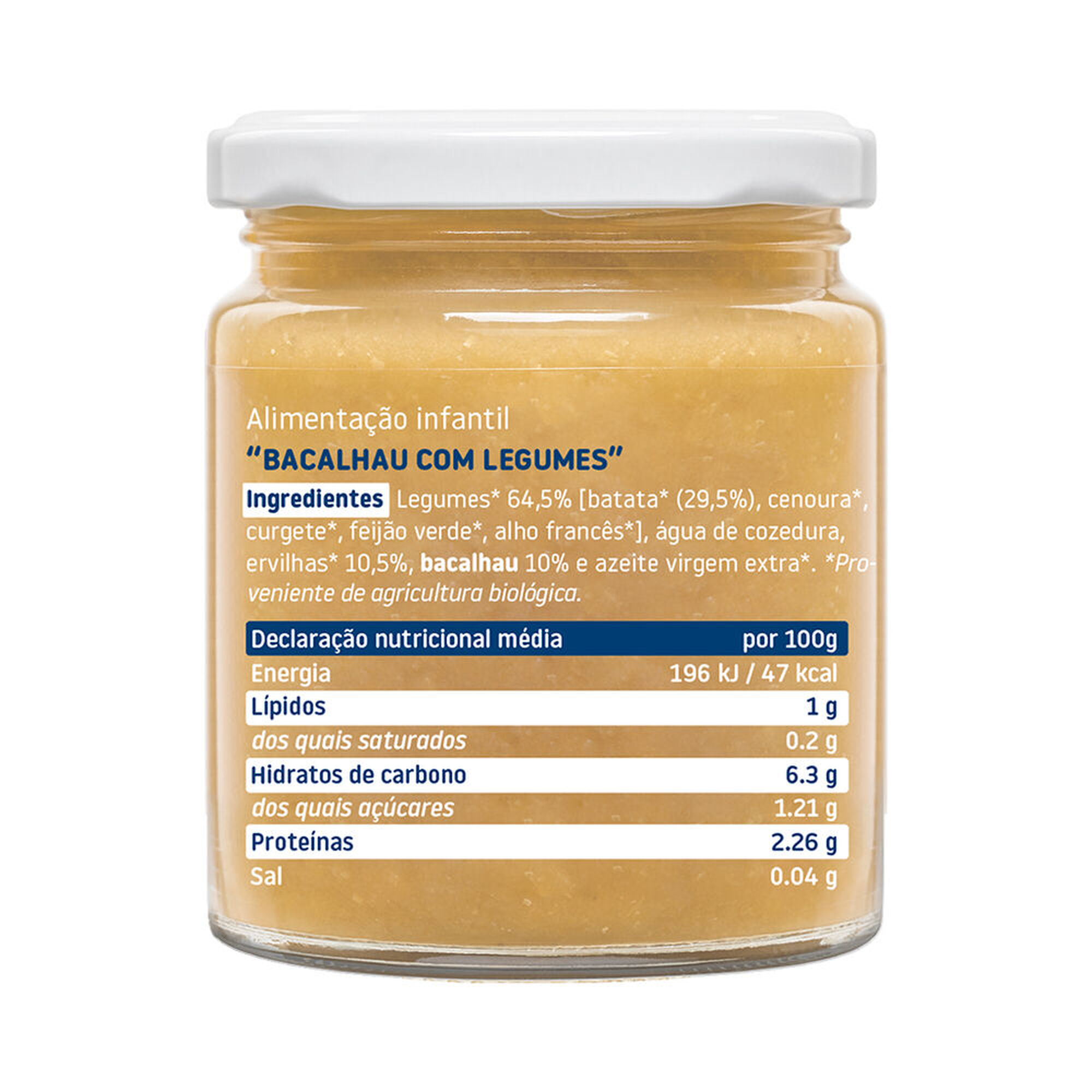 Boião Bio Bacalhau com Batatas e Legumes +6M