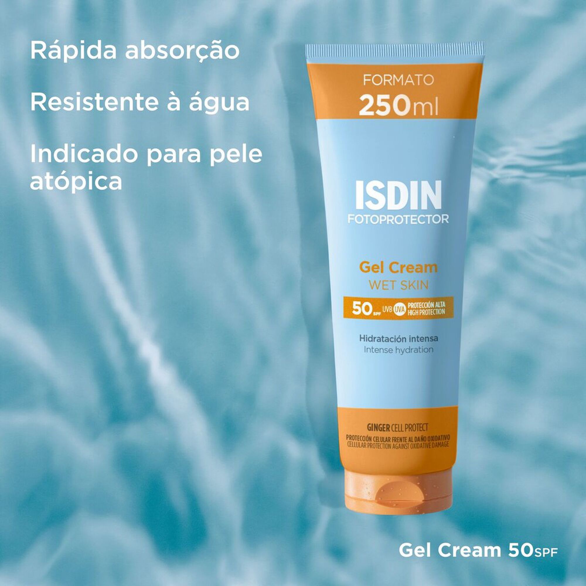 Protetor Solar Corpo Gel Cream SPF50