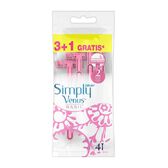 Lâminas Descartáveis Depilação Simply Venus 2 Wells