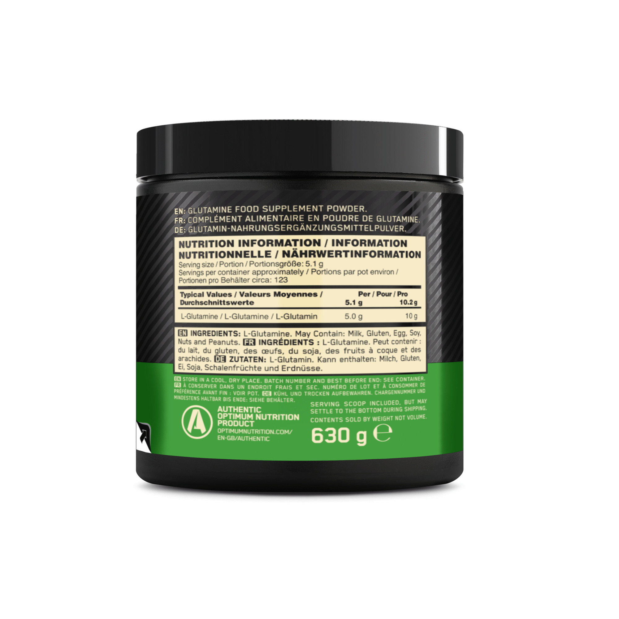 Glutamina em Pó sem Sabor Glutamine Powder