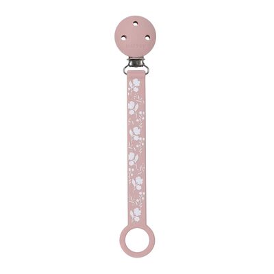 Pacifier Clip Universal Holder Pink Pattern