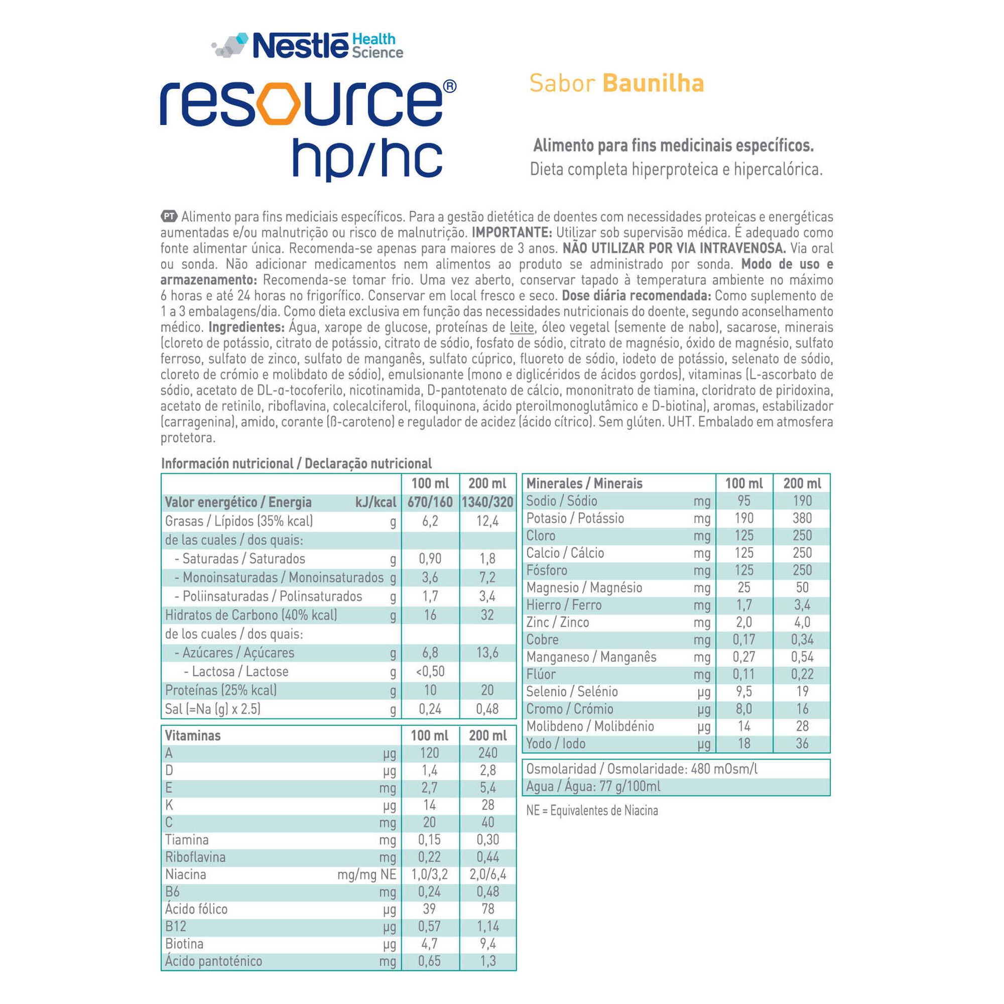 Resource Hp/Hc Baunilha