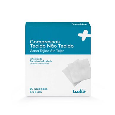 Compressas Tecido Não Tecido 5x5 cm Wells