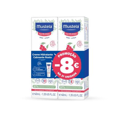 Pack Creme Hidratante Calmante Rosto Bebé Wells