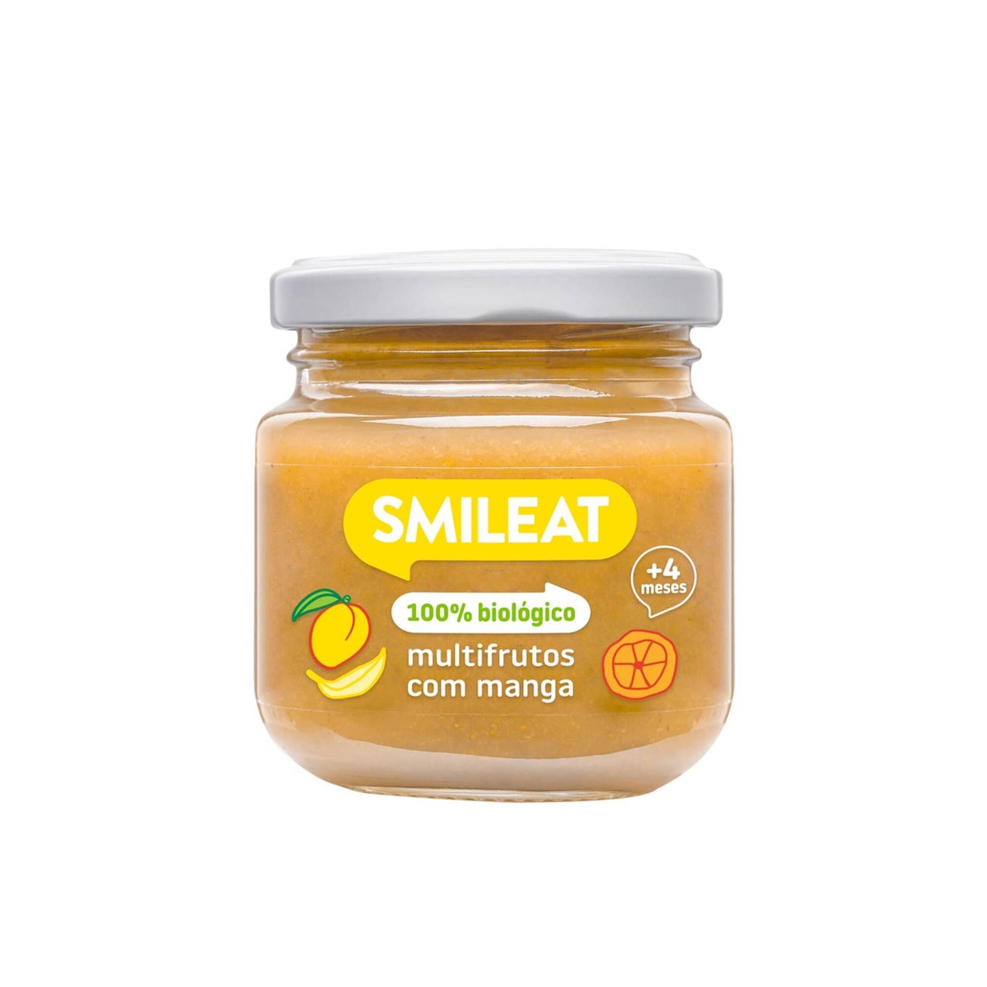 Boião Multifrutos com Manga Biológico +4M