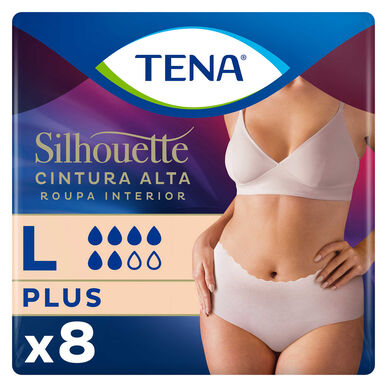 Cuecas Incontinência Silhouette Plus L Creme Wells Image 1