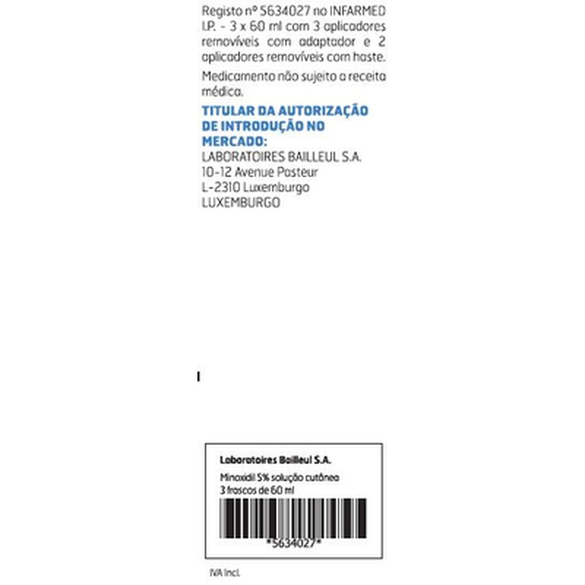 Pack Minoxidil 5% Solução Cutânea