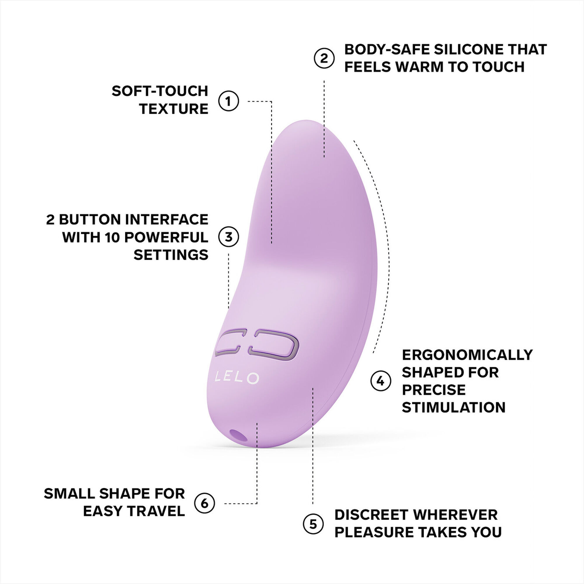 Mini Vibrador Clitóris Lily 3 Calm Lavender
