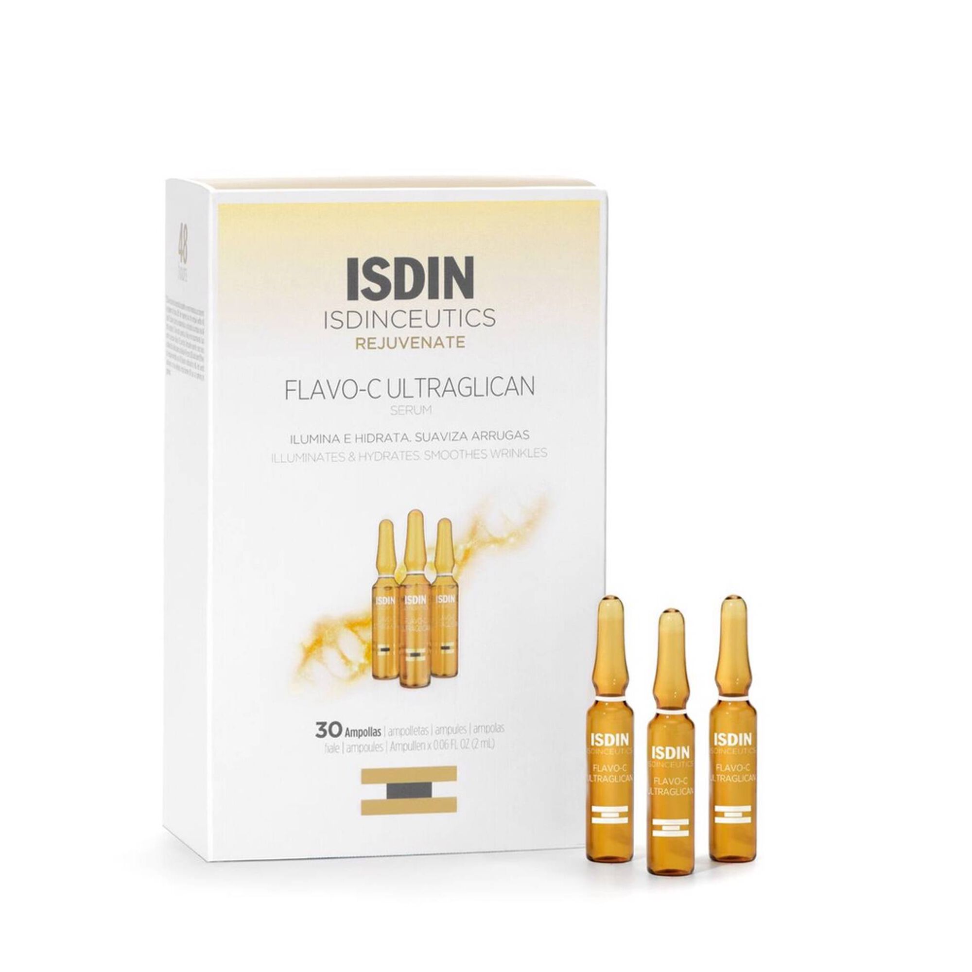 Flavo-C Ultraglican Serum Iluminates Wrinkles