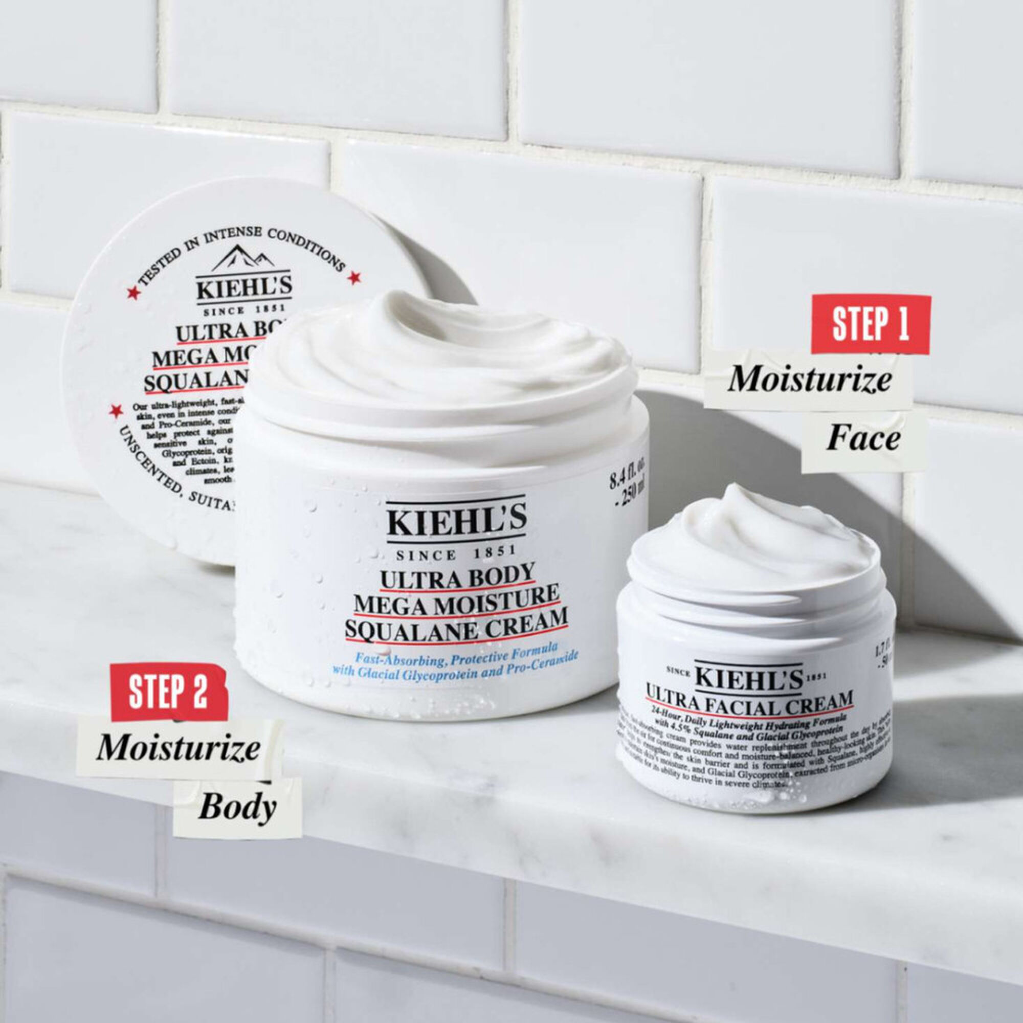 Pack Ultra Facial Cream Body Squalane Cream