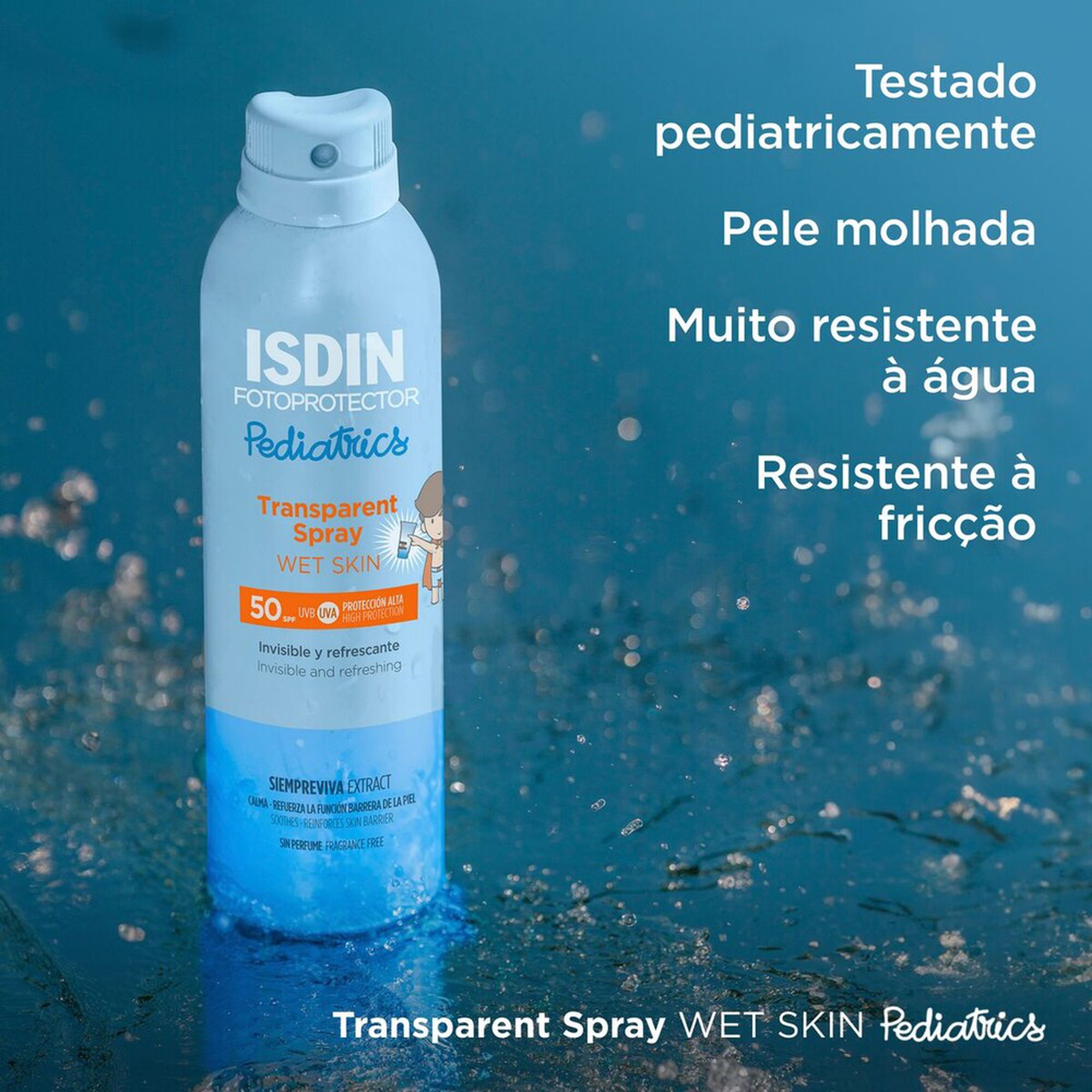 Protetor Solar Criança Corpo Wet Skin SPF50