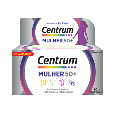 Suplemento Vitaminas Centrum Mulher 50+