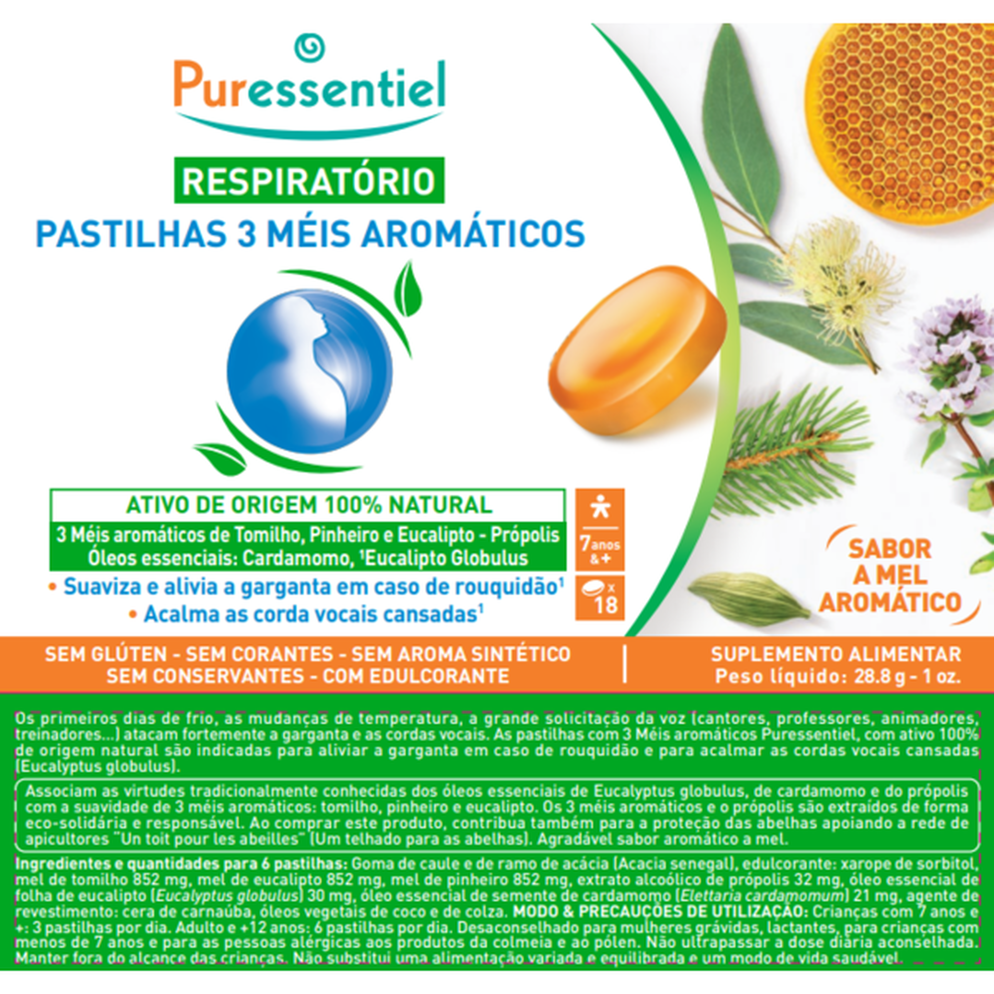 Respiratoire Pastilles 3 Miels Aromatiques