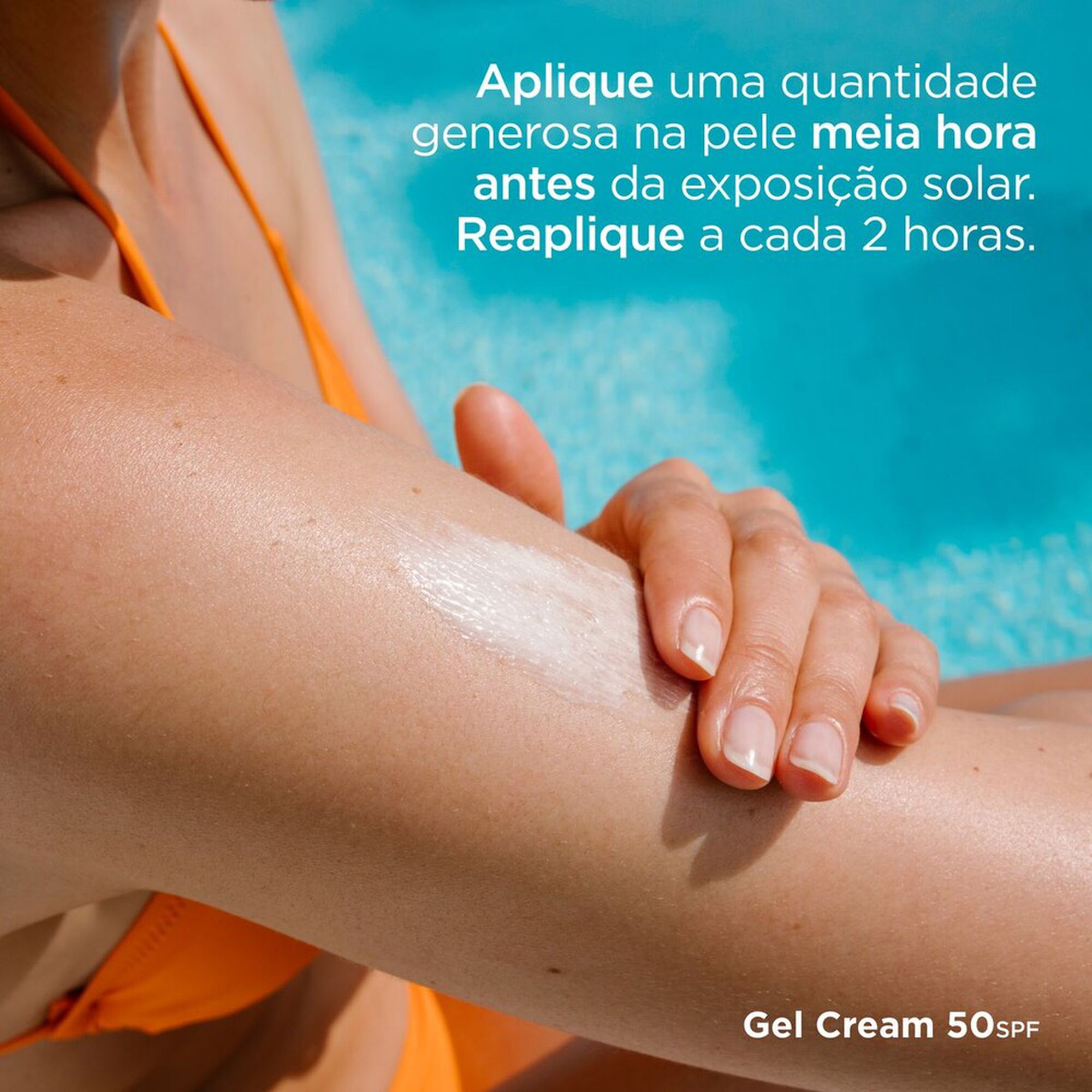 Protetor Solar Corpo Gel Cream SPF50