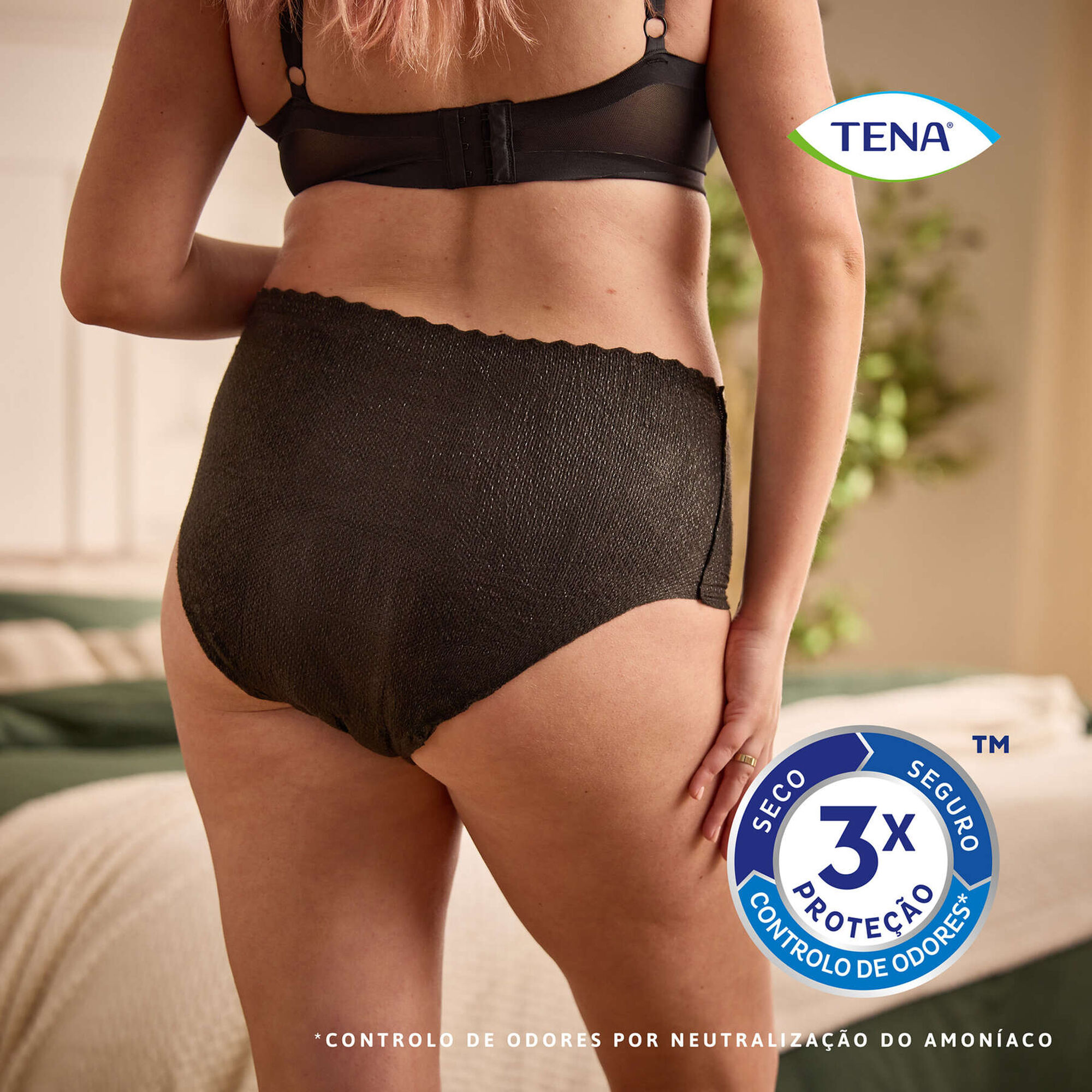 Cuecas Incontinência Silhouette Plus M Preto