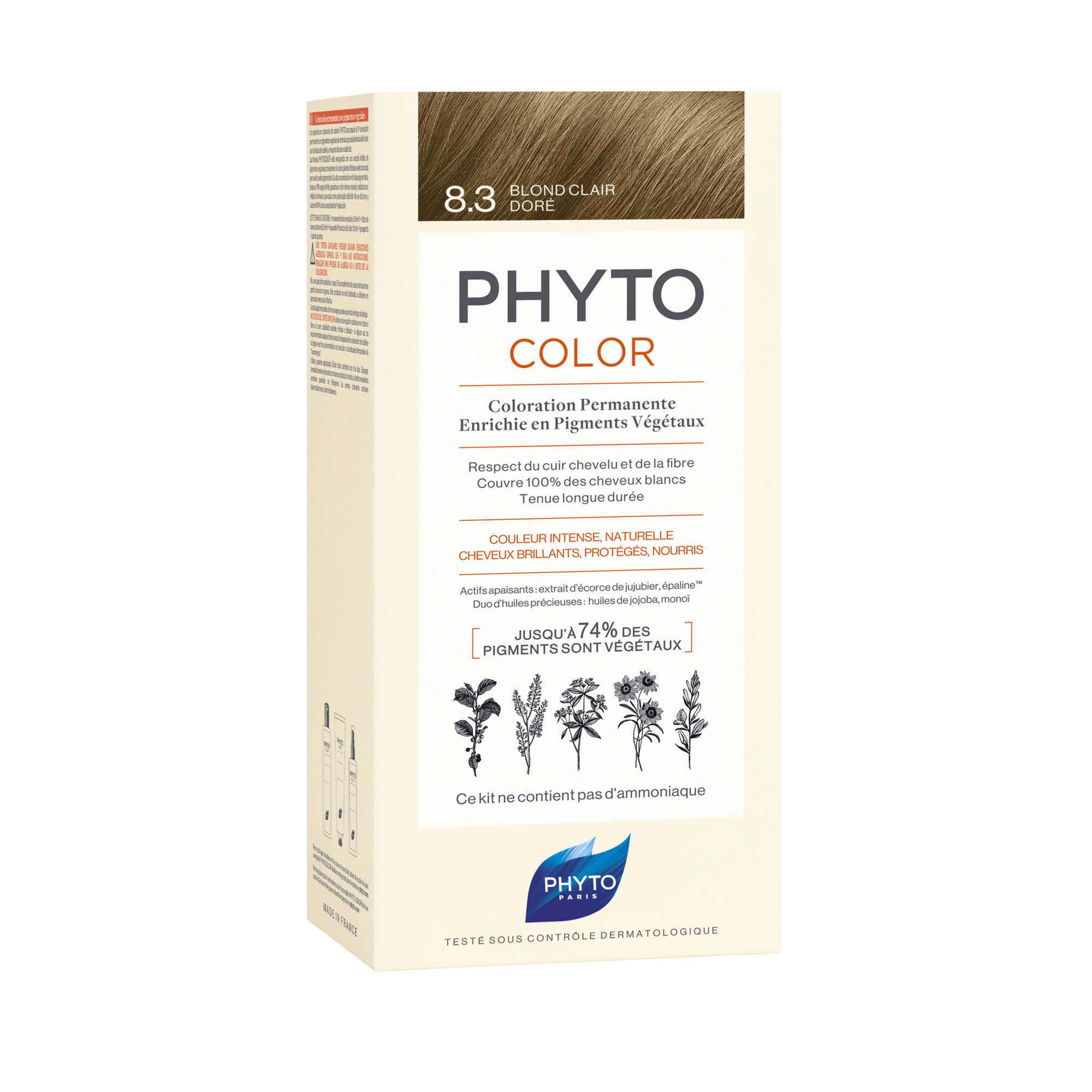 PhytoColor Blond Clair Dore 8.3