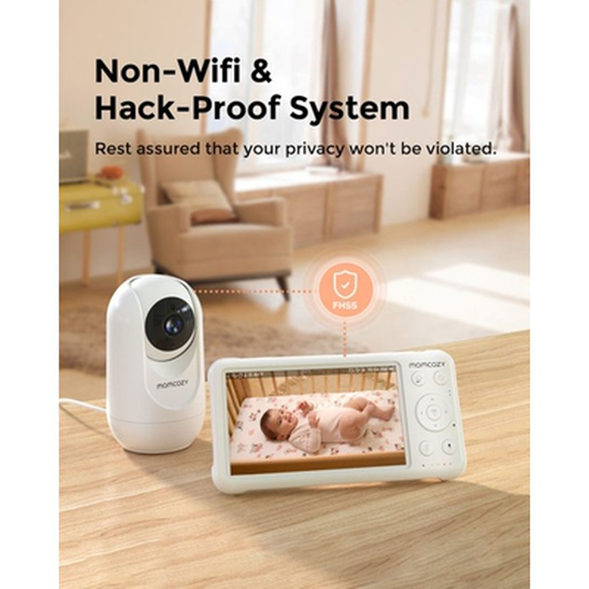 BM01 5 LCD Screen Video Baby Monitor