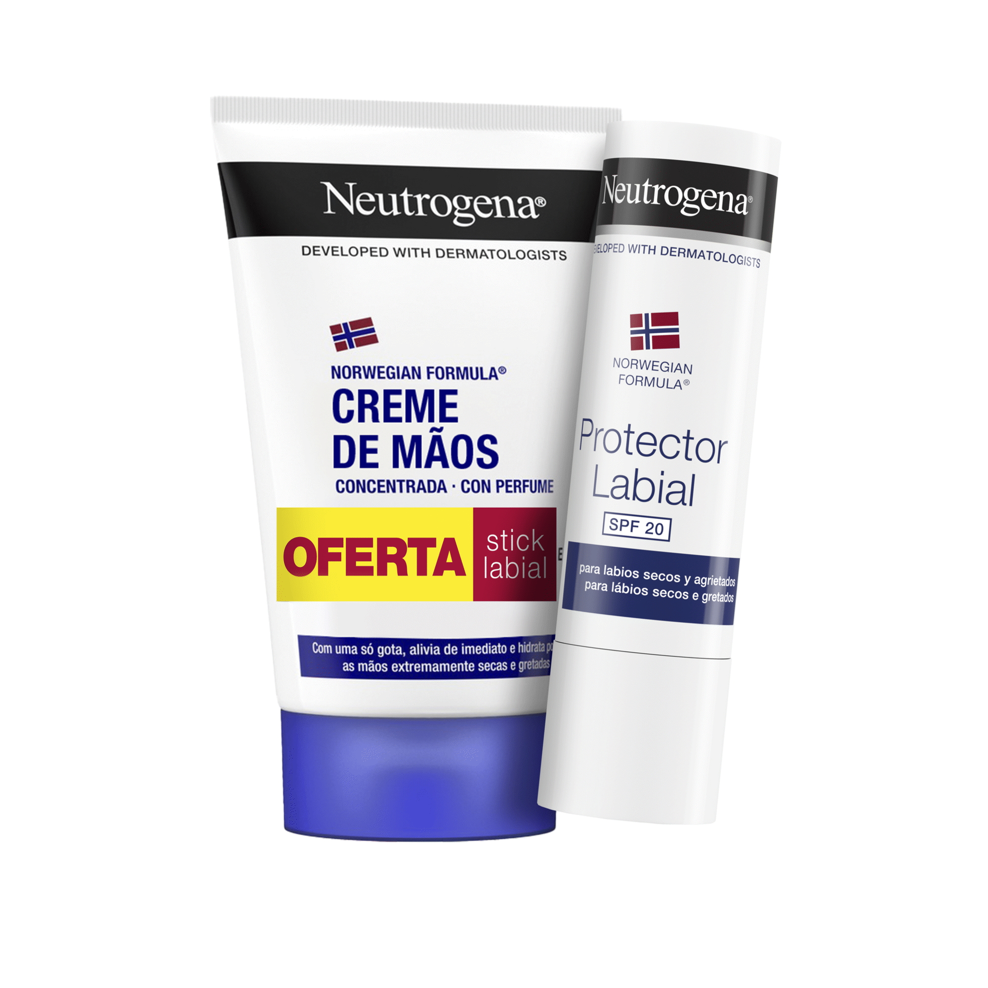 Pack Creme Mãos Hidratante+Stick Labial