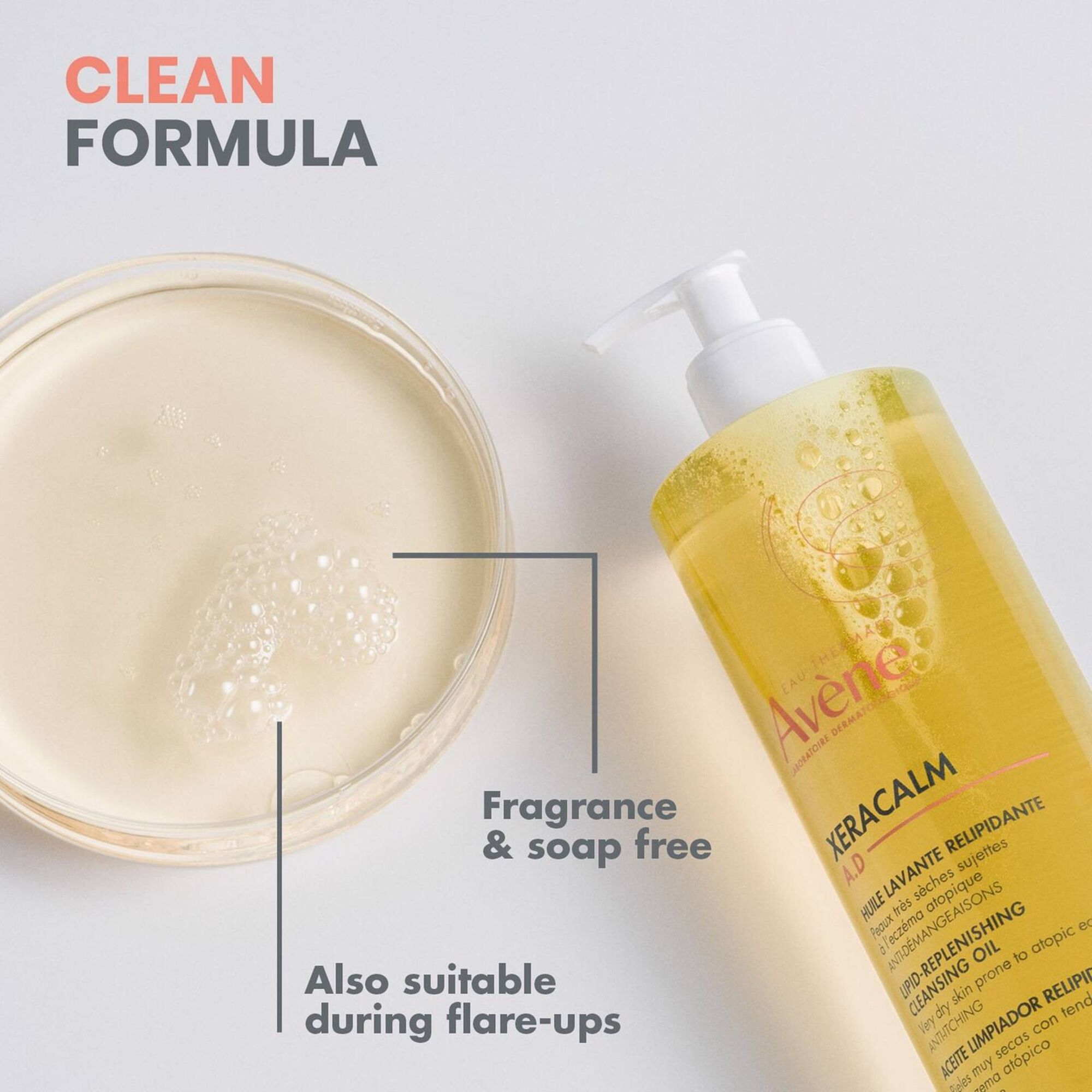 Xeracalm A.D Lipid-Replenishing Cleansing Oil